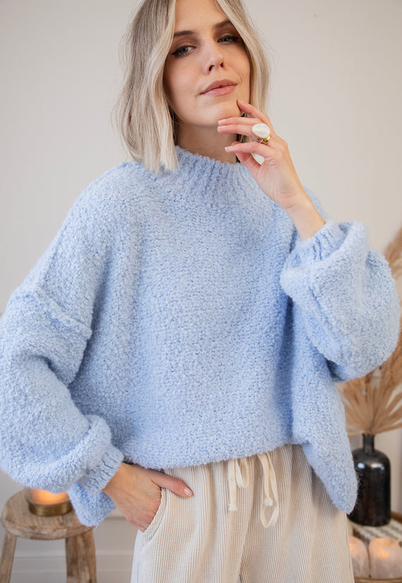 Amber Woolen Baby Blue - Sweater