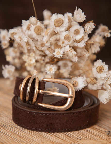 Gürtel - Sierra Ring - Schokolade