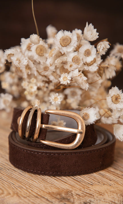 Gürtel - Sierra Ring - Schokolade