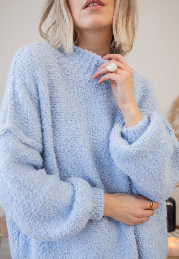 Amber Woolen Baby Blue - Sweater