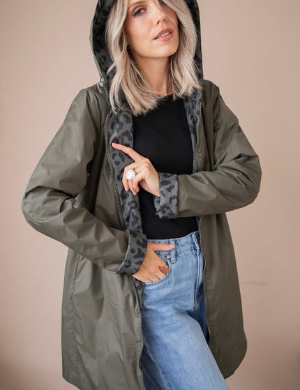 The Leo Reverse Khaki - Coat