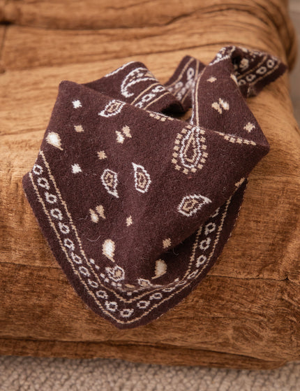 Bandana - Woodland Paisley - Braun