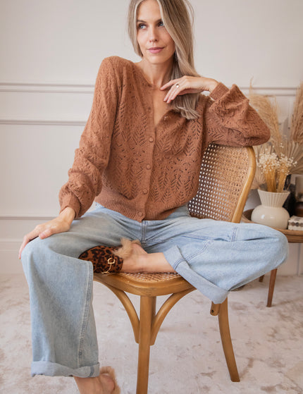 Tilly Camel - Cardigan 