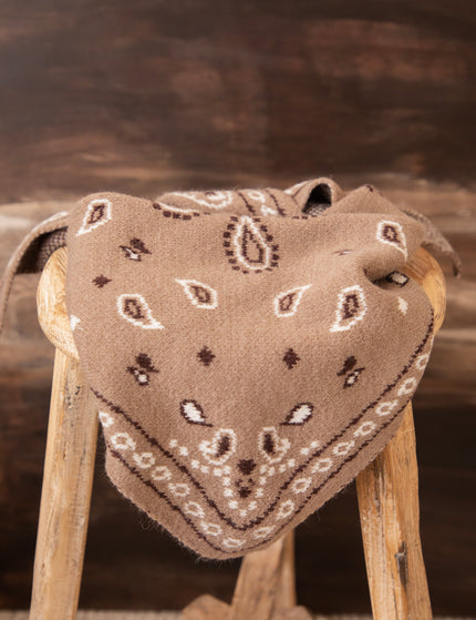 Bandana - Woodland Paisley - Taupe