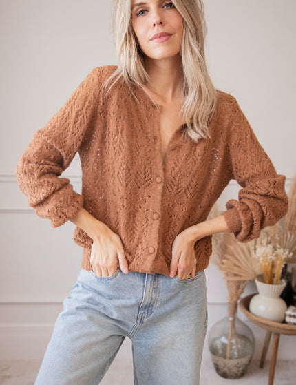 Tilly Camel - Cardigan 