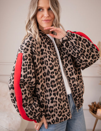 Leopard Lounge Beige - Jacket/vest