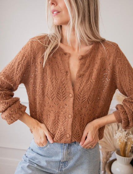 Tilly Camel - Cardigan 