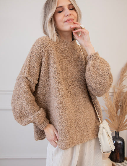 Pullover - Amber Woolen - Camel