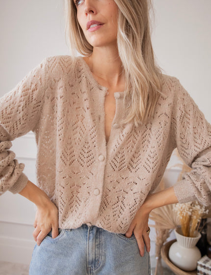 Tilly Taupe - Cardigan