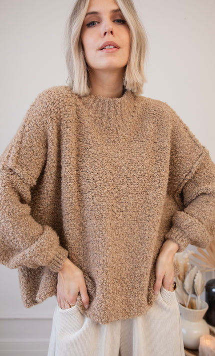 Pullover - Amber Woolen - Camel