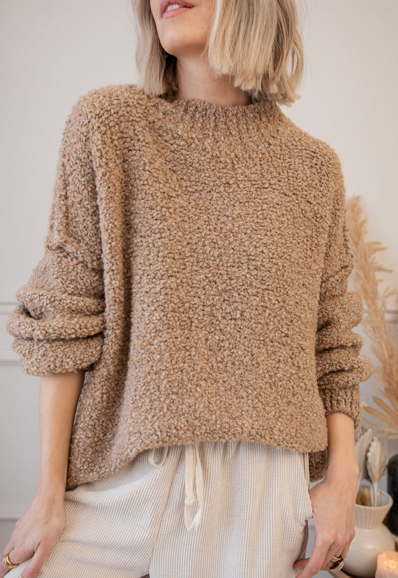 Amber Woolen Camel - Sweater