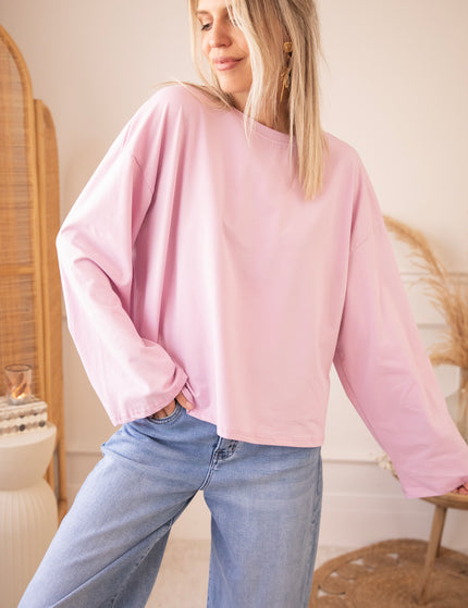 Sadie Basic Lilac - Longsleeve