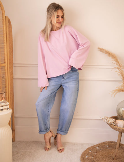 Sadie Basic Lilac - Longsleeve