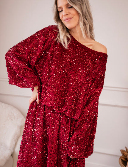 Shimmer Dreams Bordeaux - Rok