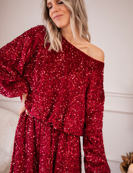 Shimmer Dreams Bordeaux - Rok