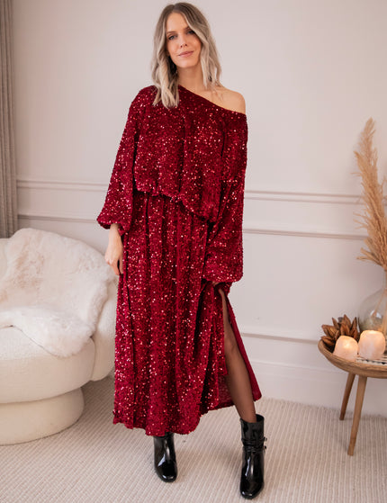 Shimmer Dreams Bordeaux - Rok