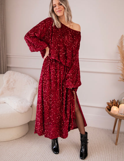 Shimmer Dreams Bordeaux - Rok