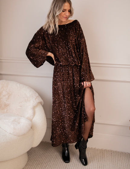 Shimmer Dreams Choco - Blouse