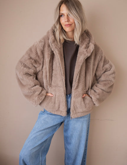 Bear With Me Taupe - Jacket