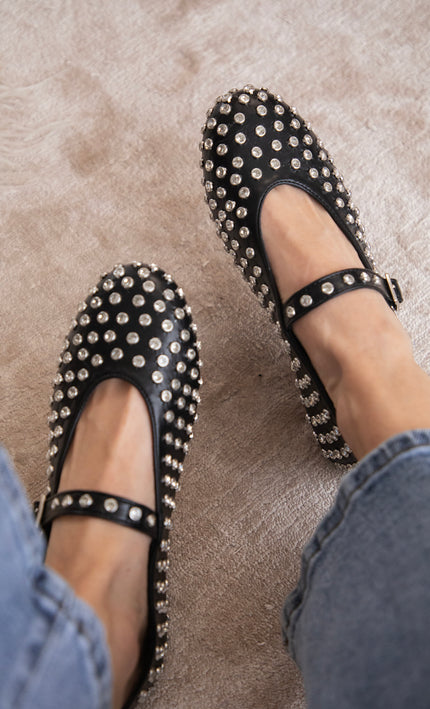 Divine Diamond Black - Flats