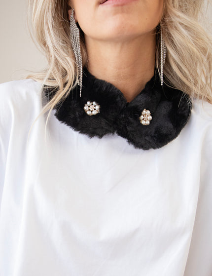 Furry Finishing Touch Black - Collar