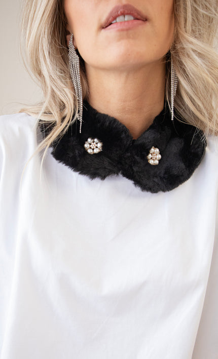 Furry Finishing Touch Black - Collar