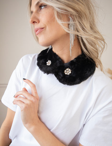 Furry Finishing Touch Black - Collar