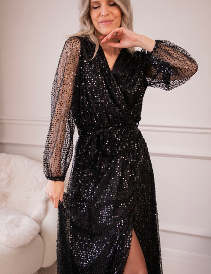 Your Moment To Shine Black - Maxi Jurk