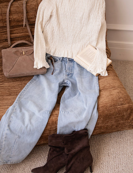 Billie Barrel Blue - Jeans