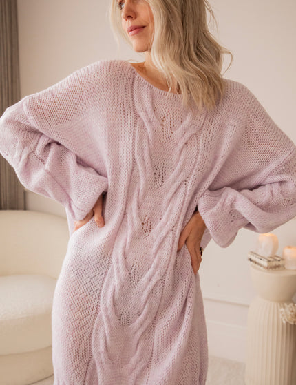 Coco Cable Lila - Sweater Dress