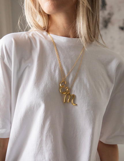 Alphabet C Gold - Ketting