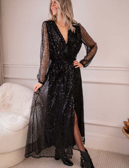 Your Moment To Shine Black - Maxi Jurk