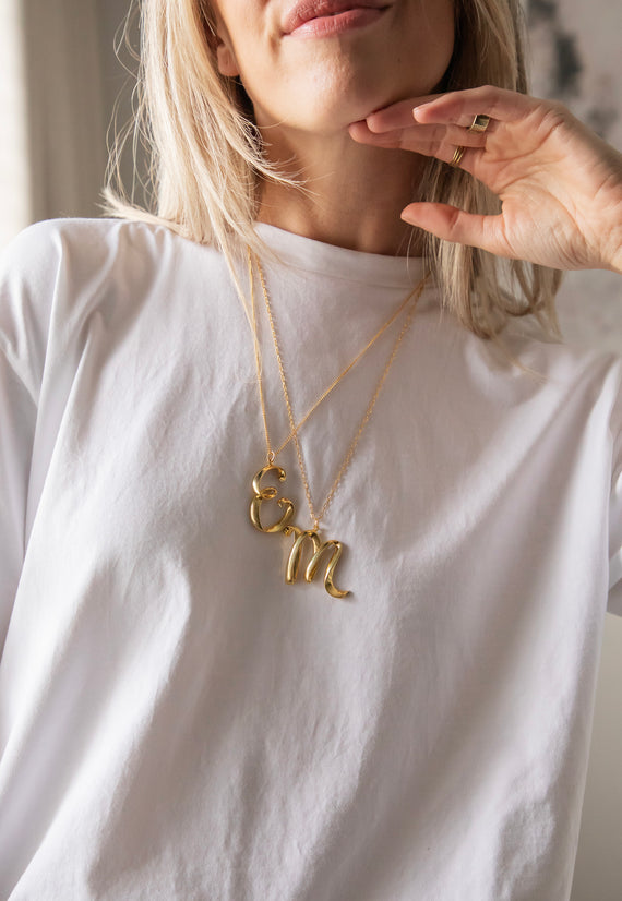 Alphabet A Gold - Ketting