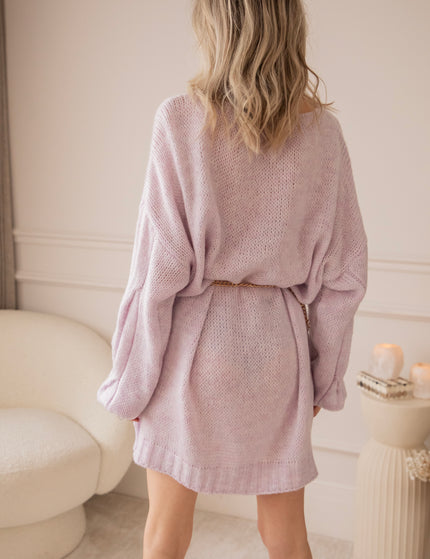 Coco Cable Lila - Sweater Dress