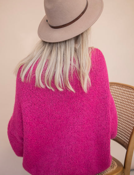 Baggy Bow Fuchsia - Vest