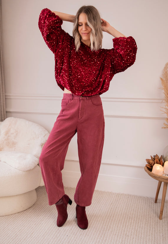 Easy Maddy Bordeaux - Jeans