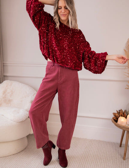 Easy Maddy Bordeaux - Jeans