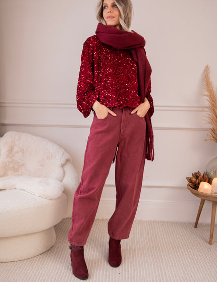 Easy Maddy Bordeaux - Jeans