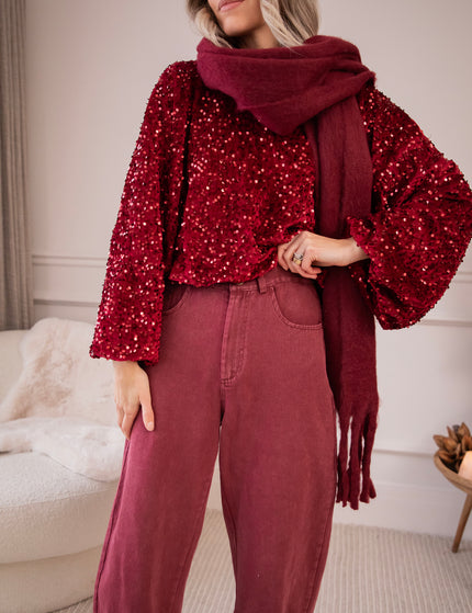 Easy Maddy Bordeaux - Jeans