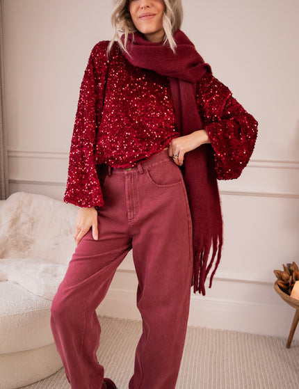 Easy Maddy Bordeaux - Jeans