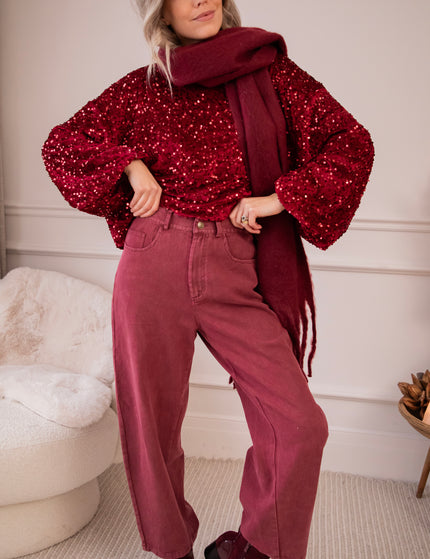 Easy Maddy Bordeaux - Jeans