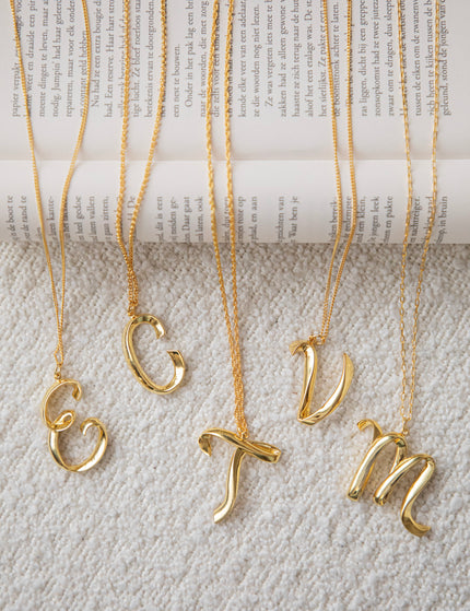 Alphabet C Gold - Ketting