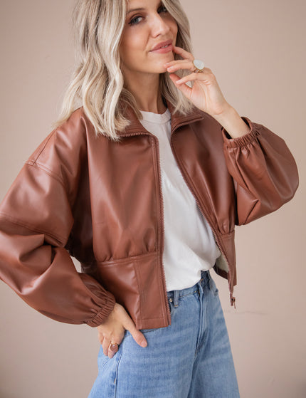 Love Leather Brown - Jacket