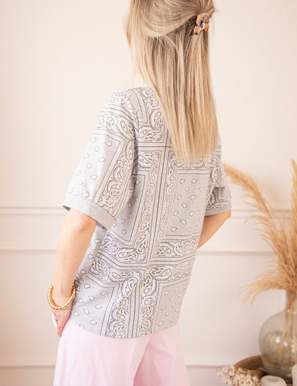 Sadie Paisley Grey - T-Shirt