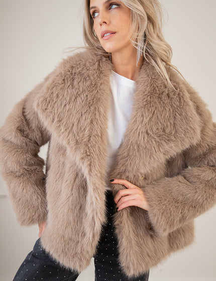 Pipa Pelt Taupe - Jacket