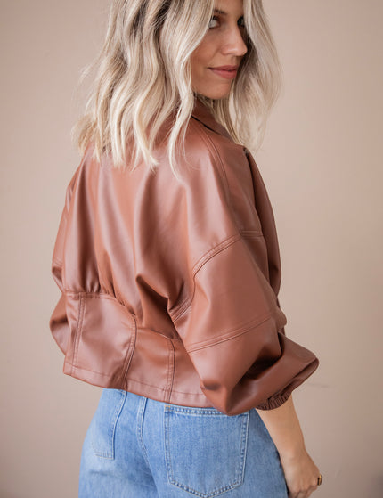 Love Leather Brown - Jacket