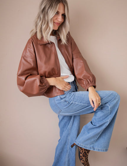 Love Leather Brown - Jacket