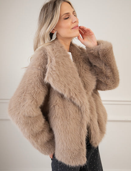 Pipa Pelt Taupe - Jacket