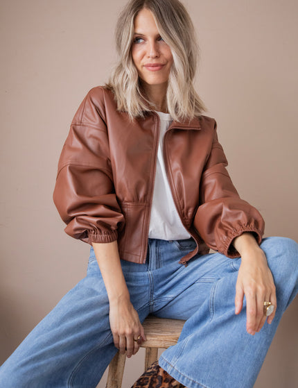 Love Leather Brown - Jacket