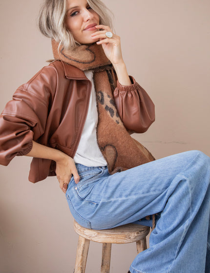 Love Leather Brown - Jacket